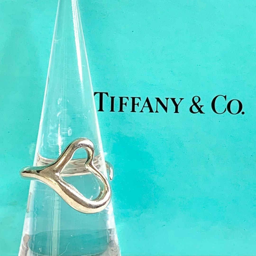 TIFFANY&Co. オープンハート リング シルバー 11号