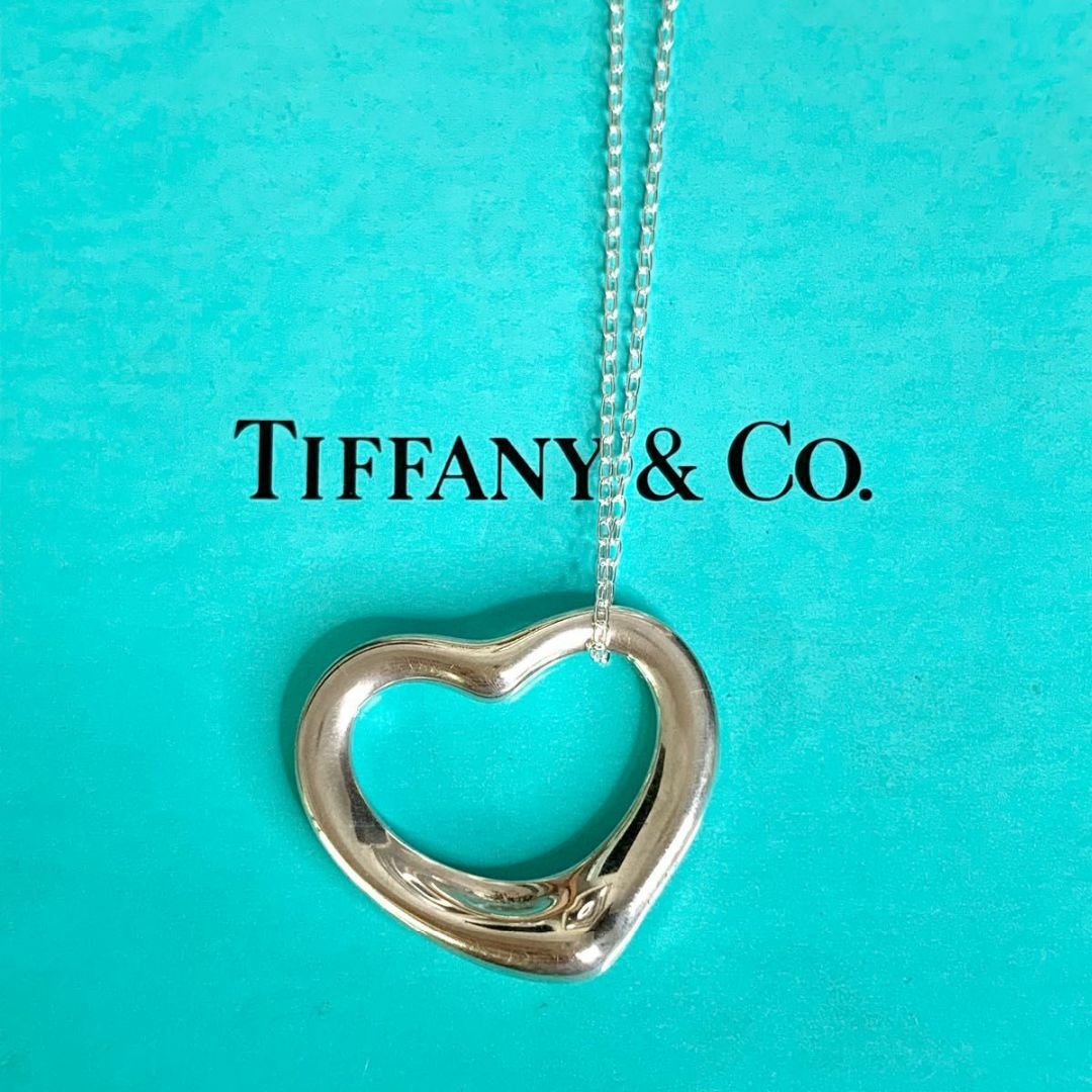 TIFFANY&Co ティファニー オープンハート ネックレス エルサペレッティ | フリマアプリ ラクマ