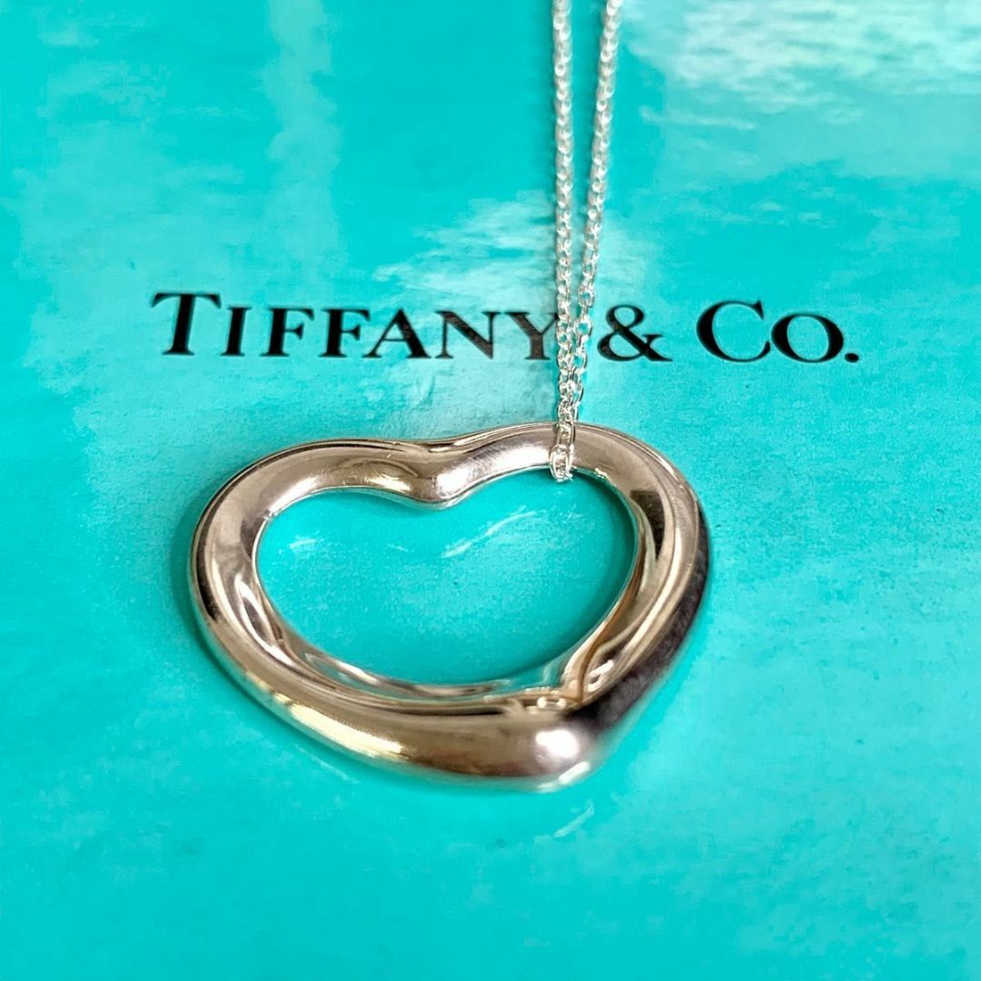 TIFFANY&Co ティファニー オープンハート ネックレス エルサペレッティ