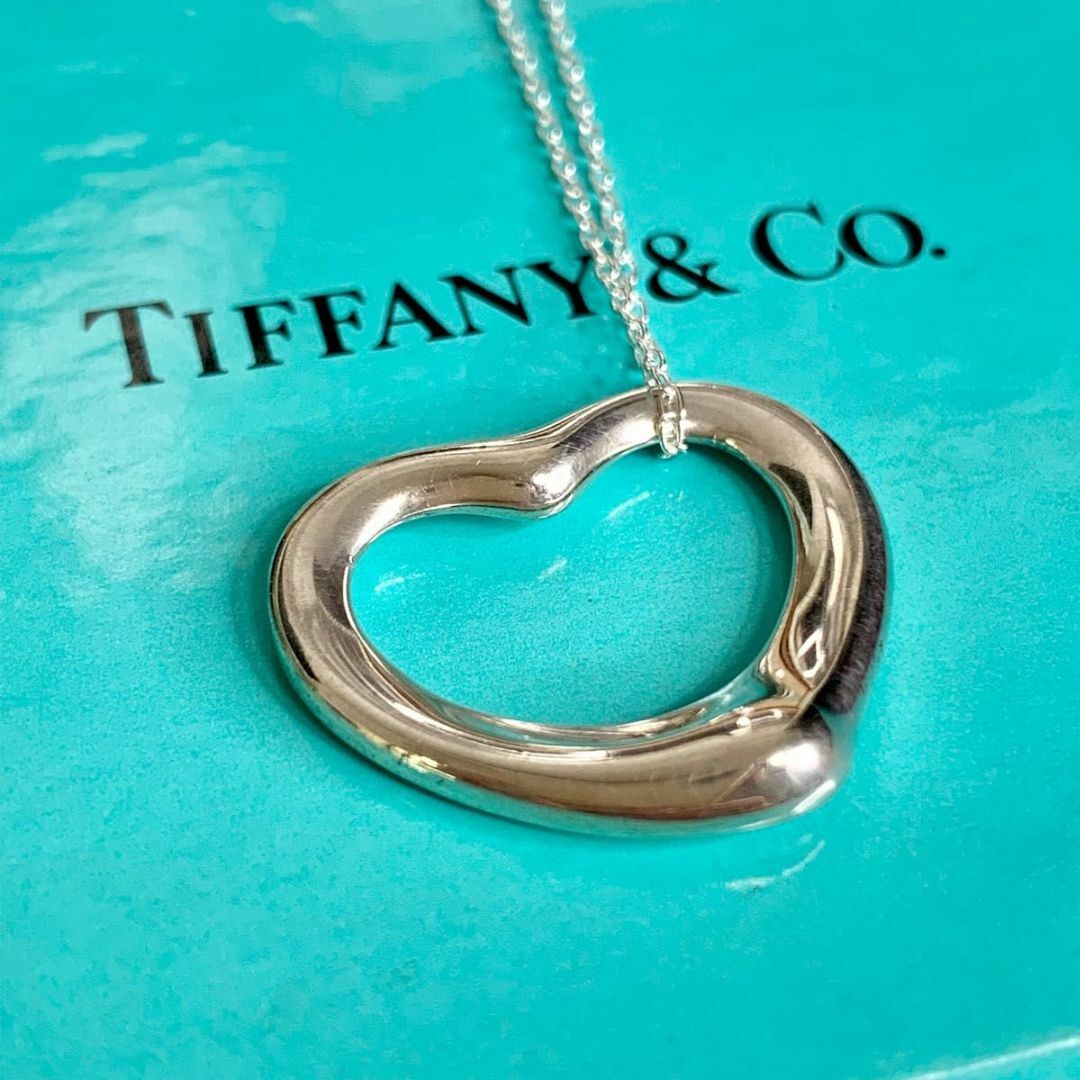 TIFFANY&Co ティファニー オープンハート ネックレス エルサペレッティ