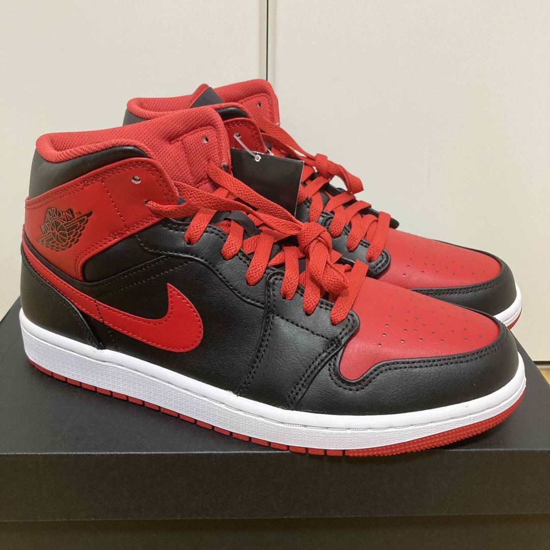 新品 NIKE エアジョーダン1 MID ブレッド 27.5cm シカゴブルズ