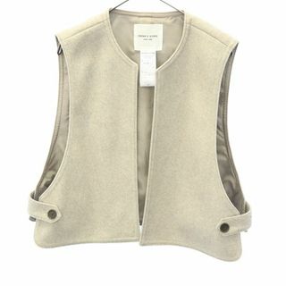 FREAK'S STORE ワッシャーキルトベスト ジップアップ ジレ