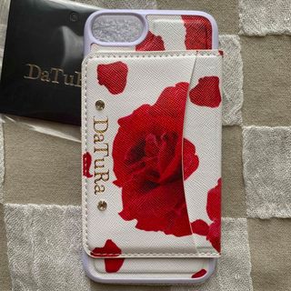 ダチュラ(DaTuRa)のDaTuRa ダチュラ iPhone7 /8 /SE スマホケース 薔薇柄白(iPhoneケース)