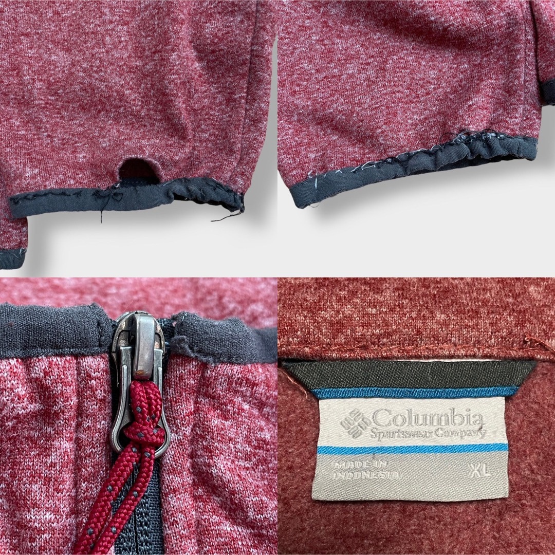 Columbia(コロンビア)のColumbia XL ビッグサイズ フリースジャケット 胸ポケット 刺繍 古着 メンズのジャケット/アウター(その他)の商品写真