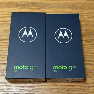 モトローラ(Motorola)のMOTOROLA moto g53y 5G A301MO インクブラック(スマートフォン本体)