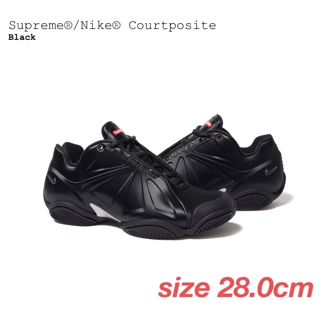 Supreme 23FW / Nike Courtposite -Black-