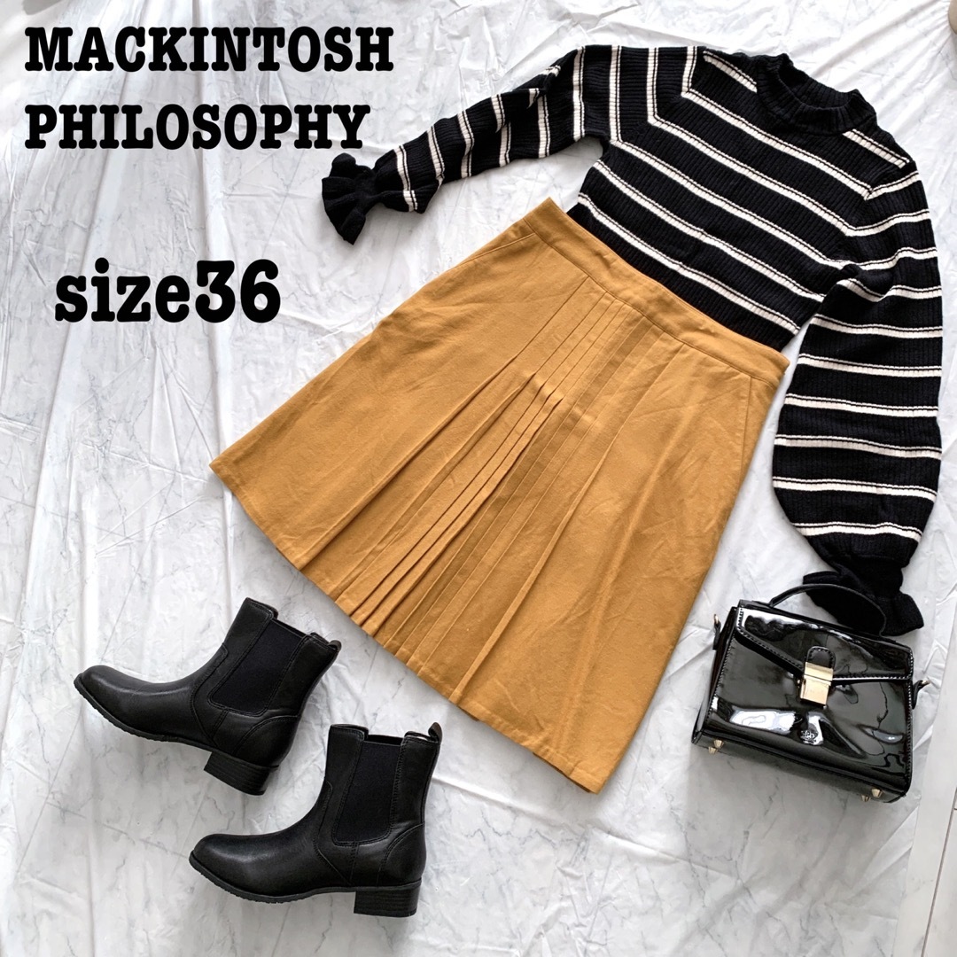 MACKINTOSH PHILOSOPHY(マッキントッシュフィロソフィー)のused★MACKINTOSH PHILOSOPHYマッキントッシュ　スカート レディースのスカート(ひざ丈スカート)の商品写真