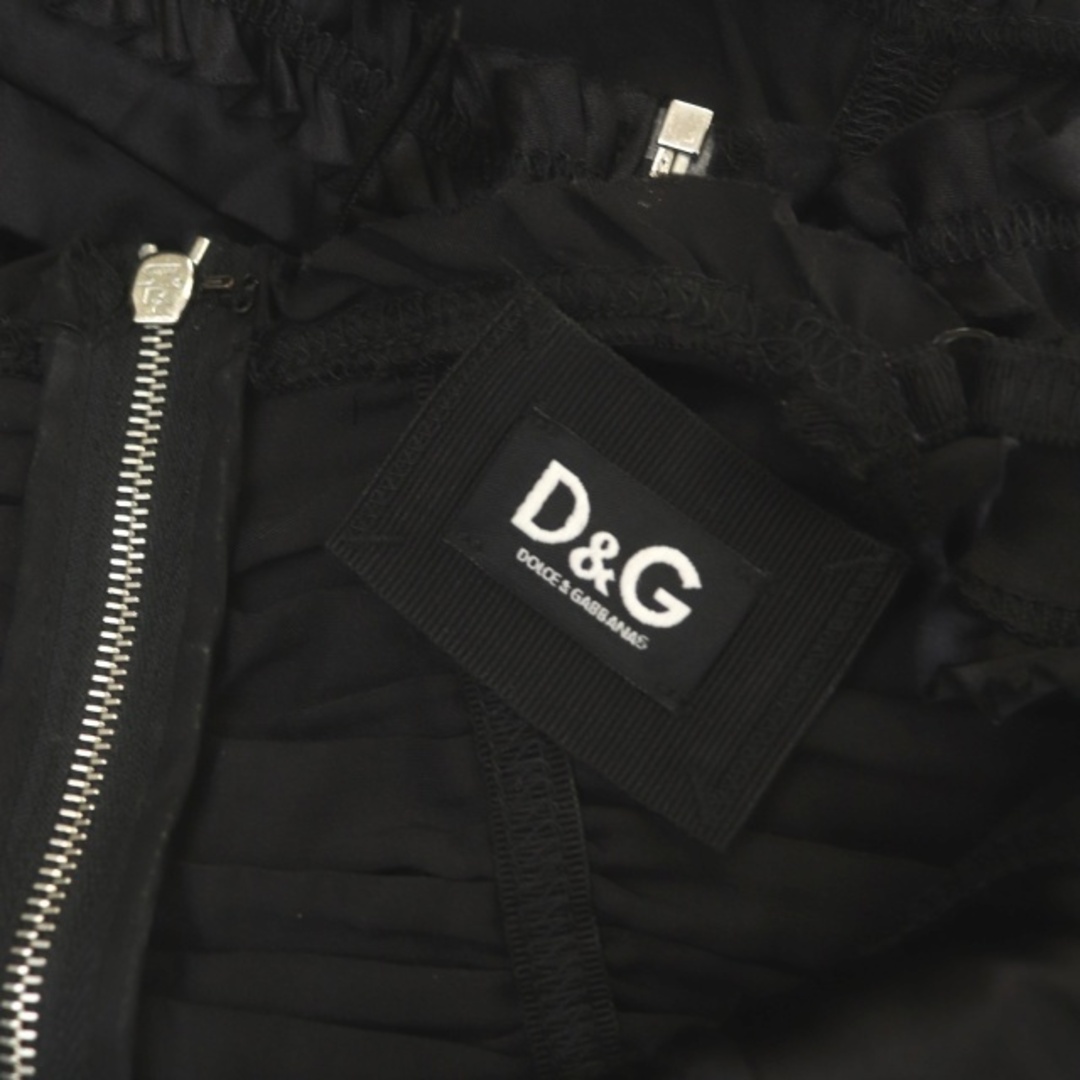 D&G - ディー&ジー ドルチェ&ガッバーナ ギャザータックシルクサテン ...