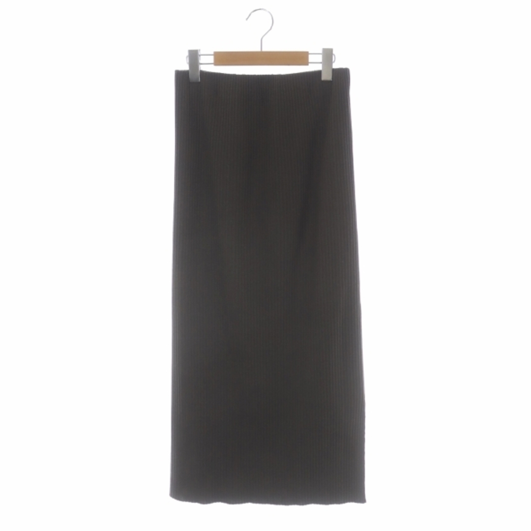 Noble(ノーブル)のノーブル 22SS トタンテレコタイトスカート ロング マキシ丈 38 ブラウン レディースのスカート(ロングスカート)の商品写真