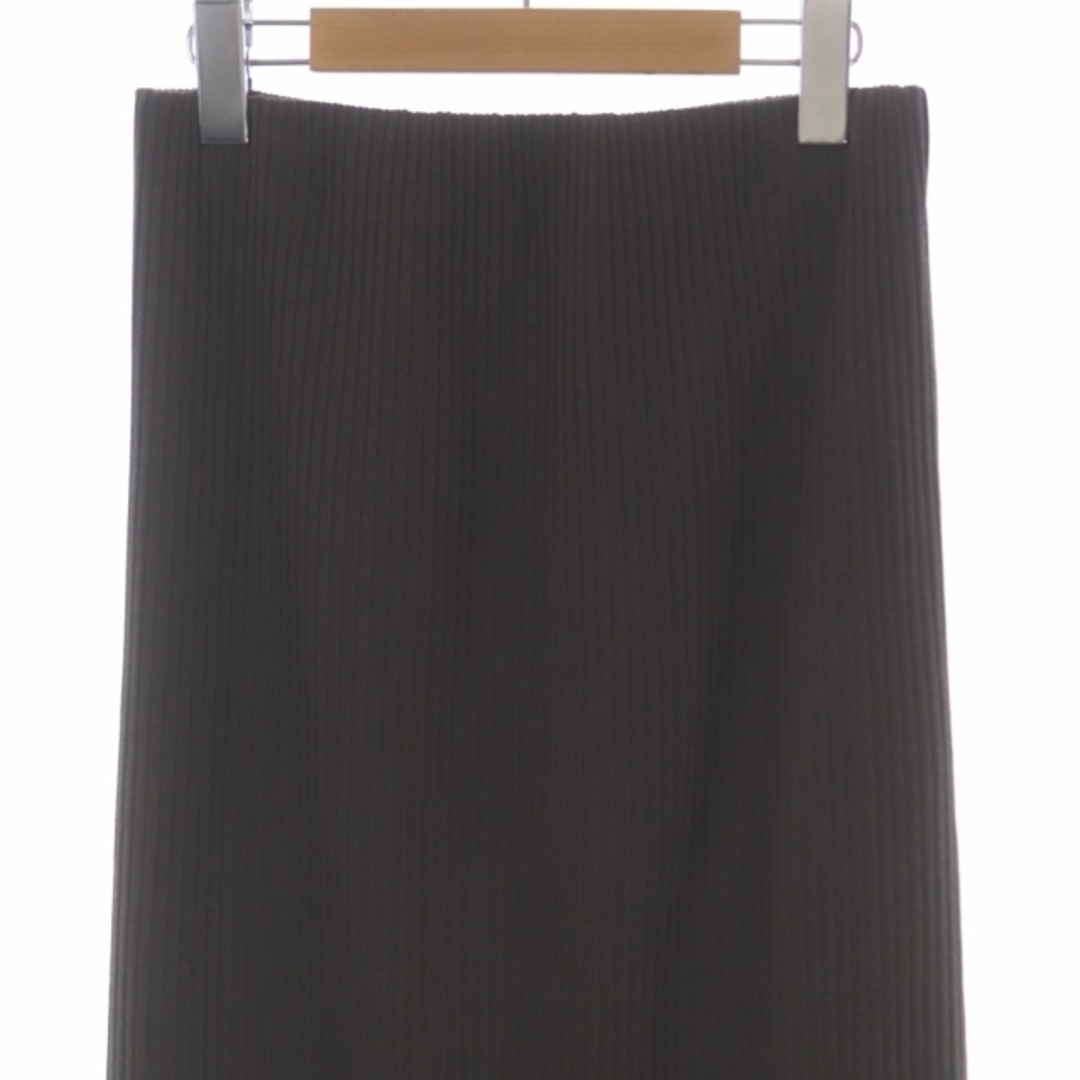 Noble(ノーブル)のノーブル 22SS トタンテレコタイトスカート ロング マキシ丈 38 ブラウン レディースのスカート(ロングスカート)の商品写真