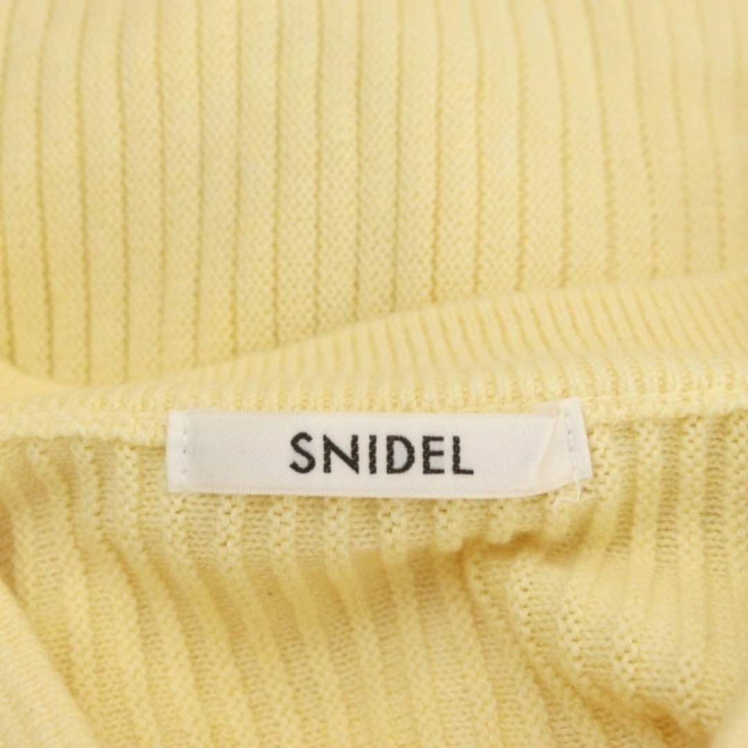 SNIDEL(スナイデル)のスナイデル 23SS ケーブルスリットデザインカーディガン ニット 長袖 レディースのトップス(カーディガン)の商品写真