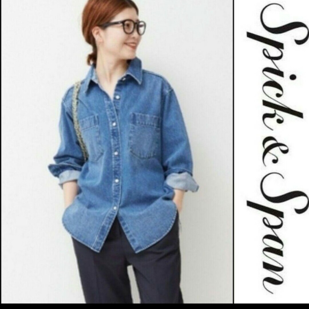 新品♡定価1.6万円 大人気♪Spick&Span デニムシャツ ダンガリー