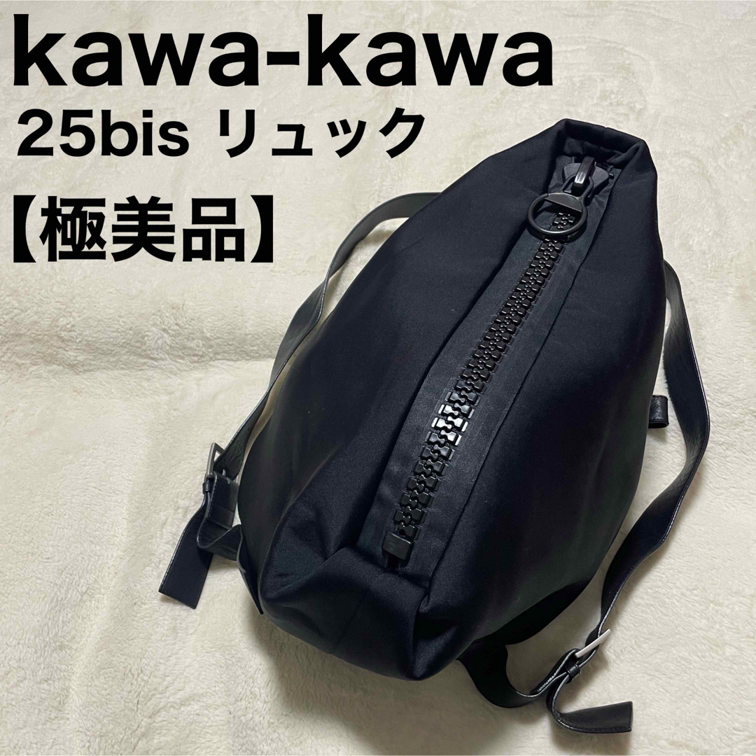 【美品】kawa-kawa カワカワ 25bis リュック ウェット素材