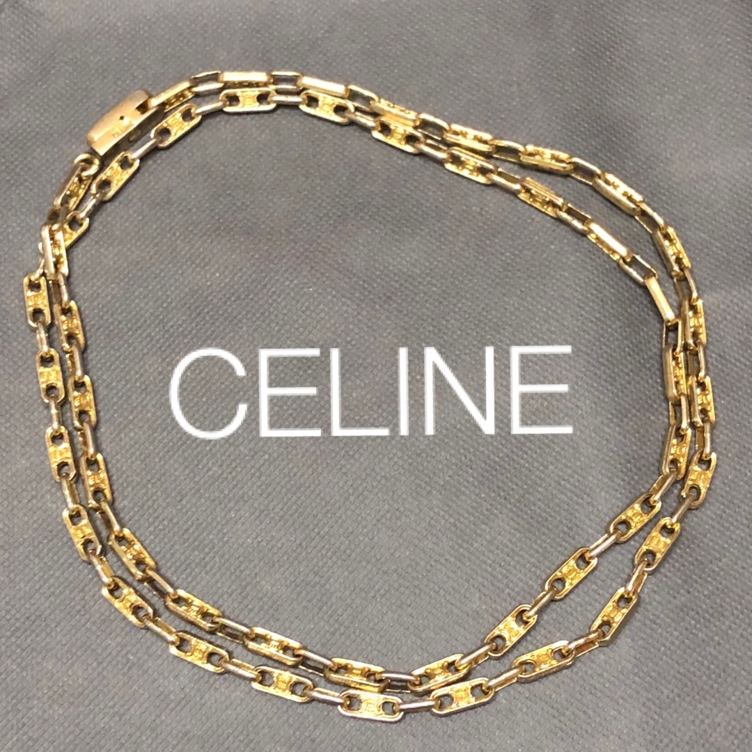 CELINE セリーヌ　トリオンフチェーンネックレス　チェーンベルト