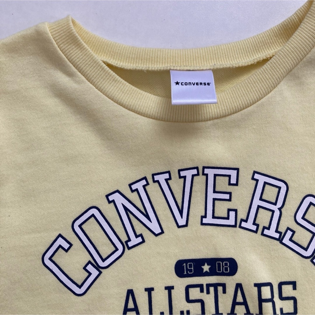 CONVERSE(コンバース)のALGY×CONVERSE コラボ メッシュ切替トレーナー  サイズ160 キッズ/ベビー/マタニティのキッズ服女の子用(90cm~)(Tシャツ/カットソー)の商品写真