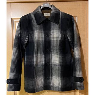 Nudie Jeans ヌーディージーンズ Mangan Lumber Jacket チェック ウール 裏ボアジャケット レッド 160692 Size M