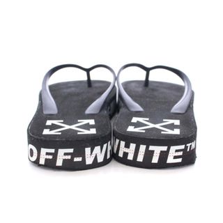 OFF WHITE サンダル ビーチサンダル ロゴ 靴 シューズ 27cm 黒