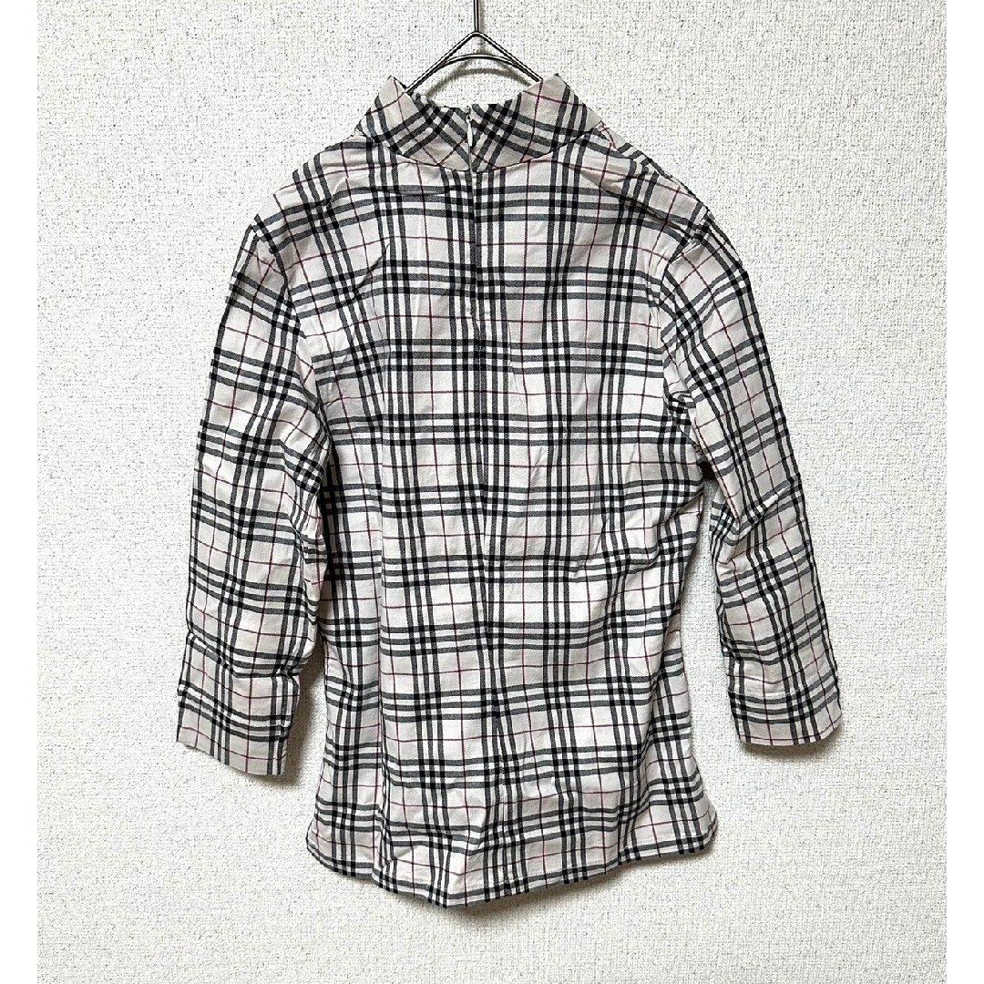 美品 バーバリーロンドン ノバチェック 七分袖カットソー Мサイズ
