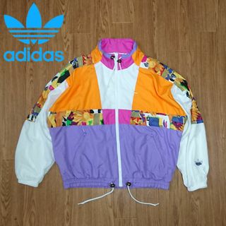 アディダス(adidas)のadidas　アディダス　ヴィンテージ　ナイロンジャケット　90ｓ(ナイロンジャケット)