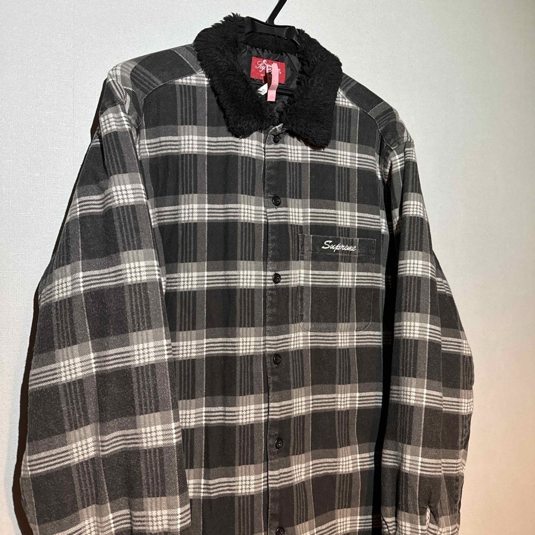 Supreme(シュプリーム)のsupreme ボアチェックジャケット メンズのジャケット/アウター(ブルゾン)の商品写真