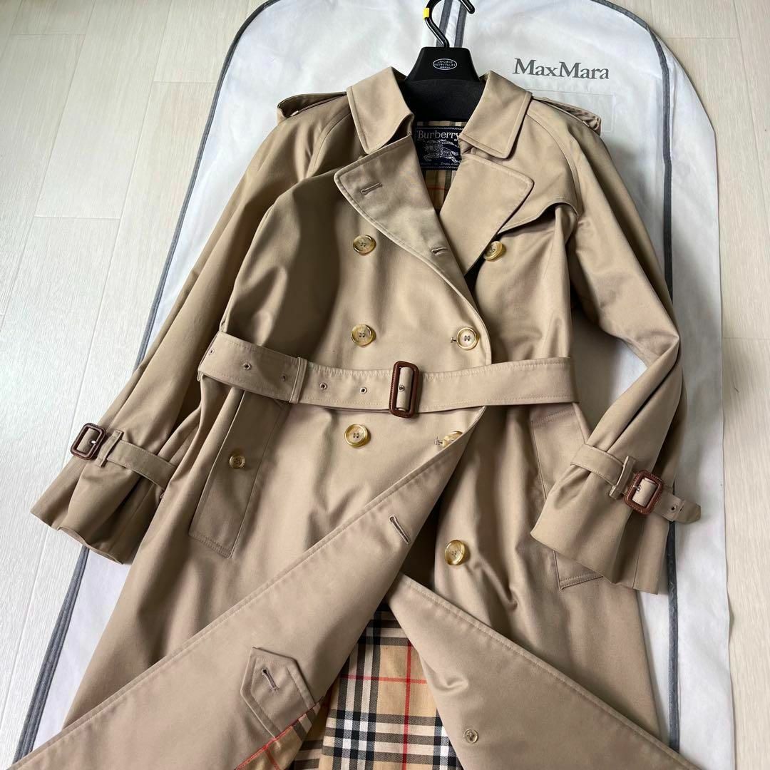 BURBERRY - 美品✨バーバリー ロング トレンチコート ノバチェック ...