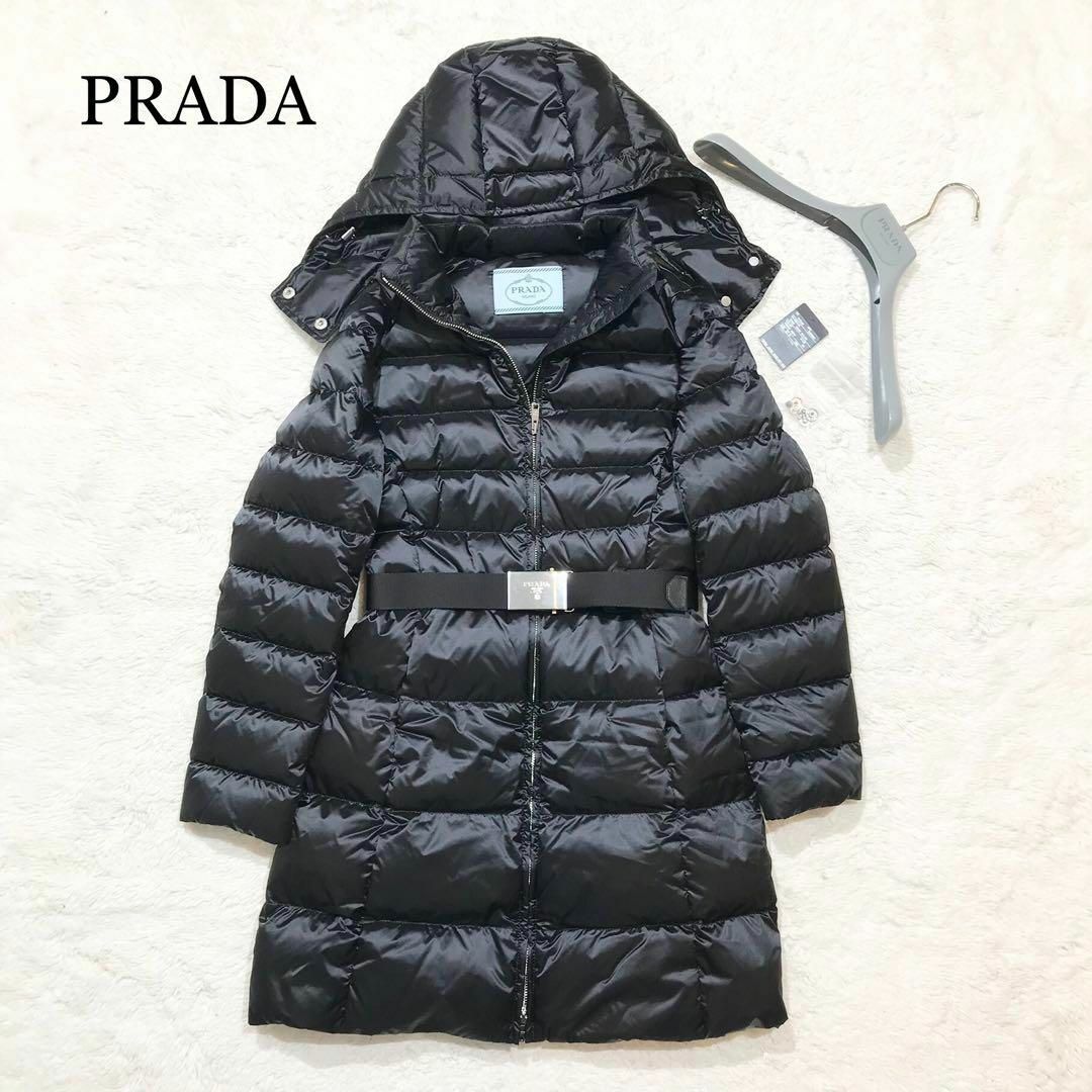 ★超美品★ プラダ　PRADA 冬用コート　サイズ38 ブラック