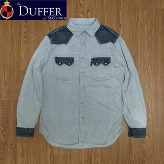 ザダファーオブセントジョージ(The DUFFER of ST.GEORGE)のThe DUFFER of St. GEORGE ダファー　ブラックデニムシャツ(シャツ)