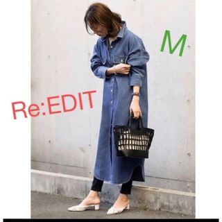 リエディ(Re:EDIT)の【完売品】Re：EDIT リエディ  デニム ロング ワンピース(ロングワンピース/マキシワンピース)