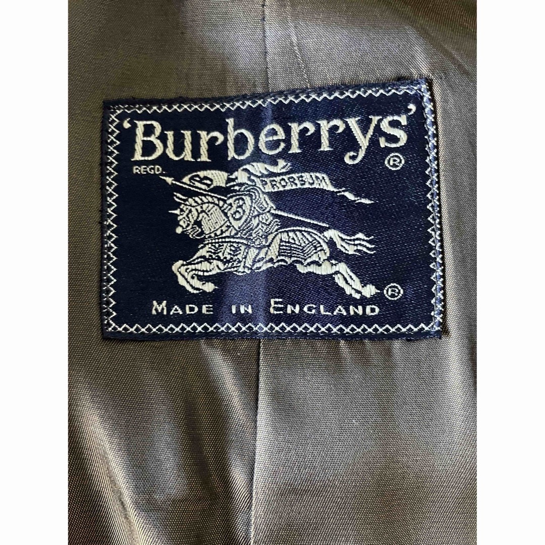 BURBERRY(バーバリー)の【一枚袖】 Burberry バーバリー ヘリンボーン ツイード コート メンズのジャケット/アウター(ステンカラーコート)の商品写真
