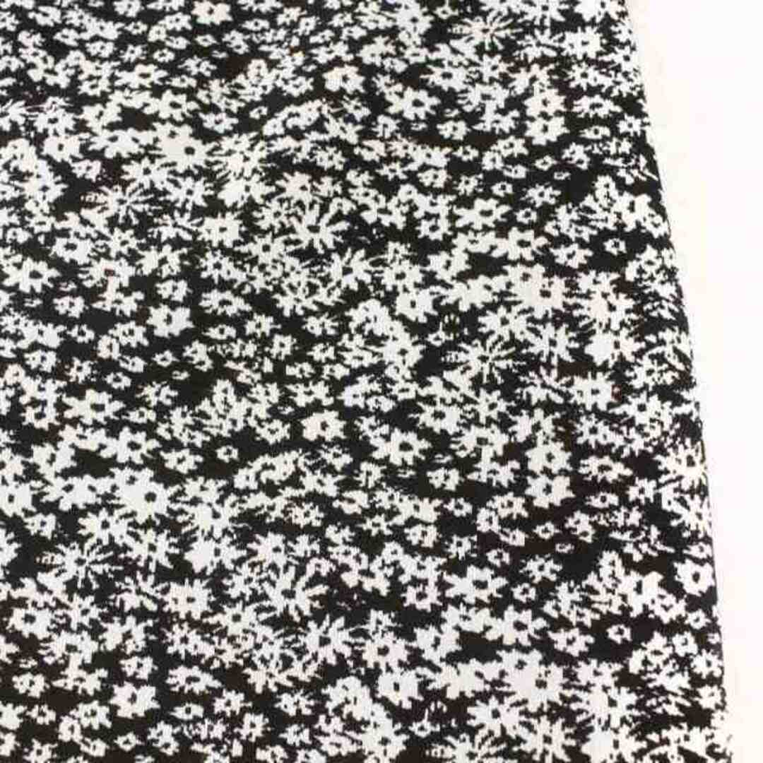 other(アザー)のCEDRIC CHARLIER タイトスカート ひざ丈 スリット 34 白 黒 レディースのスカート(ひざ丈スカート)の商品写真