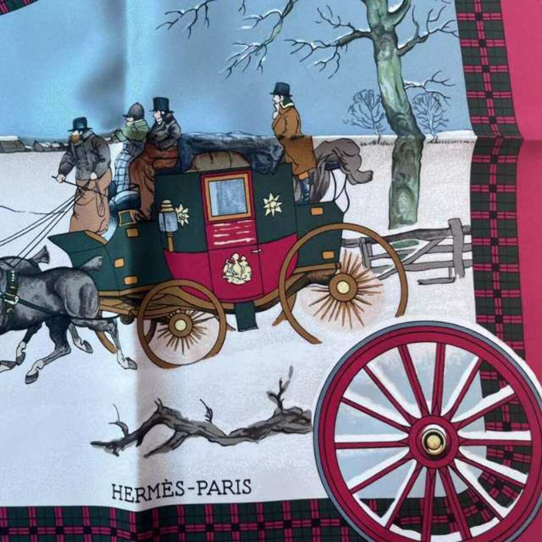 Hermes - HERMES カレ90 L' Hiver en Poste 冬の郵便馬車の通販 by