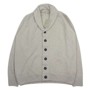 ジョンスメドレー(JOHN SMEDLEY)のJOHN SMEDLEY ジョンスメドレー リサイクル カシミヤ混 ニット カーディガン ベージュ系 XL【美品】【中古】(カーディガン)