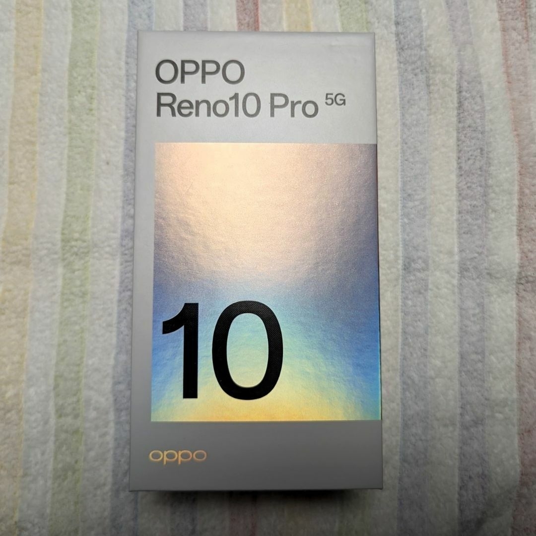 OPPO Reno10 pro 5G ｼﾙﾊｸﾞﾚｰ Google限定ポーチ付き