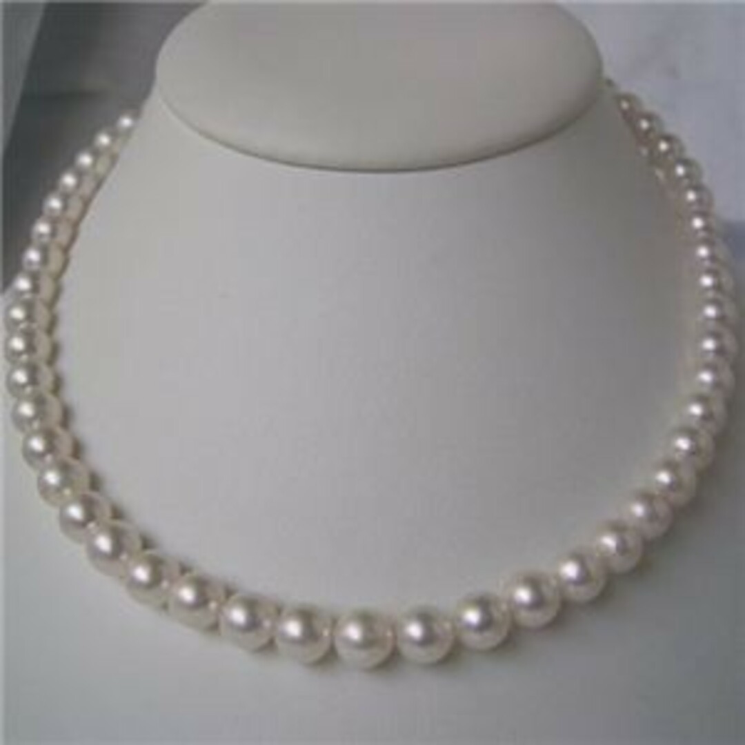 和珠本真珠 7.5〜8.0mm パールネックレス - ネックレス