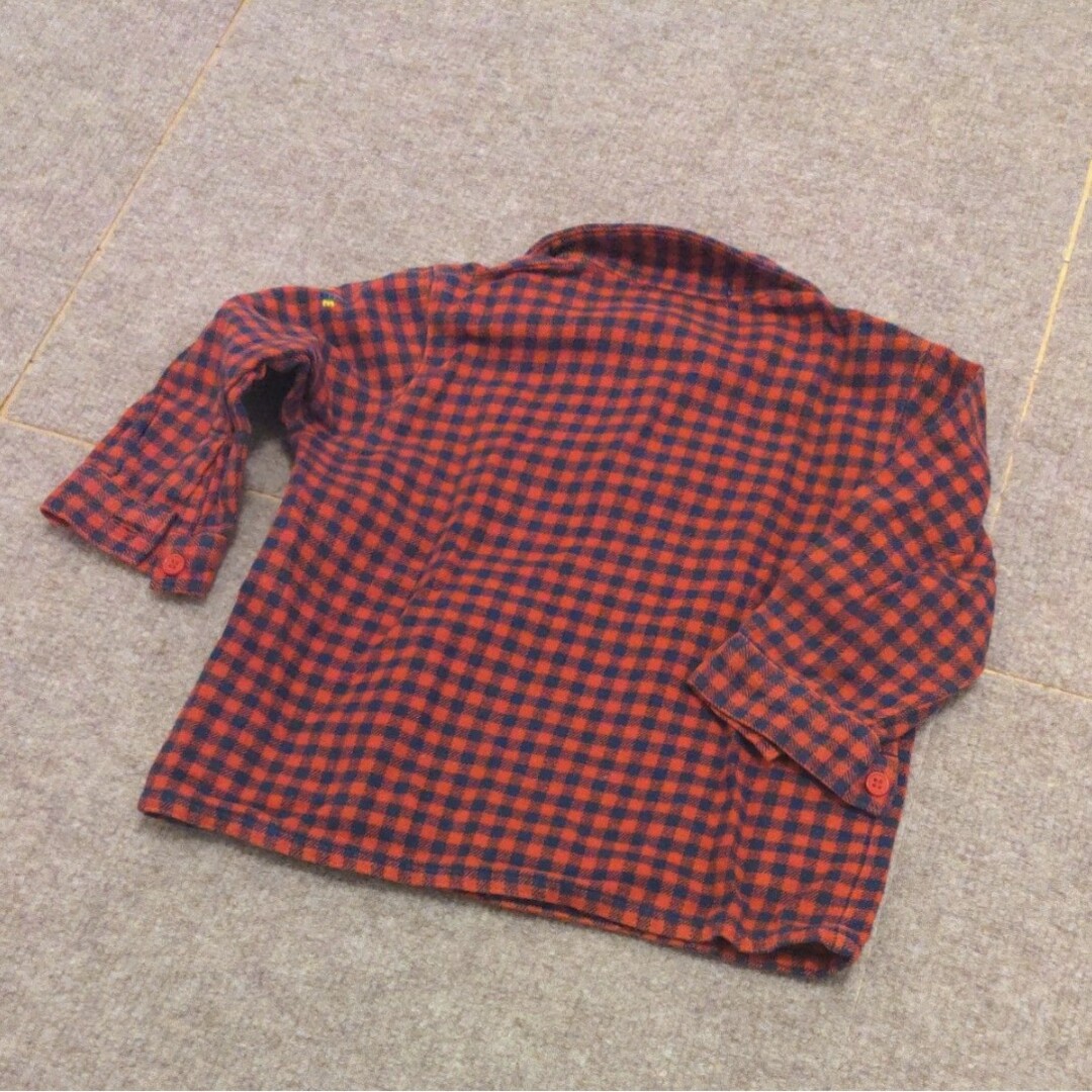 mikihouse(ミキハウス)のMiKihouse ネルシャツ 80 キッズ/ベビー/マタニティのベビー服(~85cm)(シャツ/カットソー)の商品写真