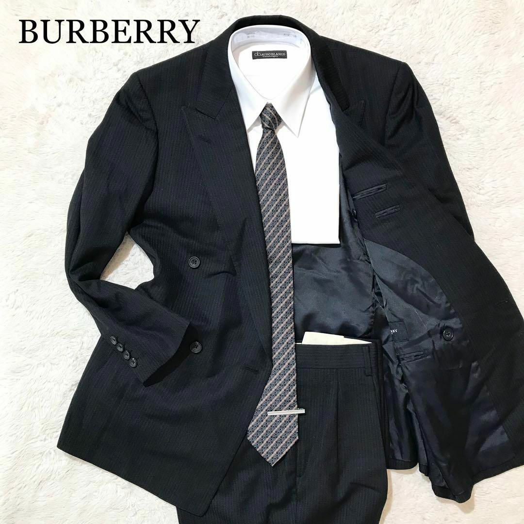 BURBERRY - 【極美品】バーバリーロンドン ダブル スーツ 高級紳士 ...
