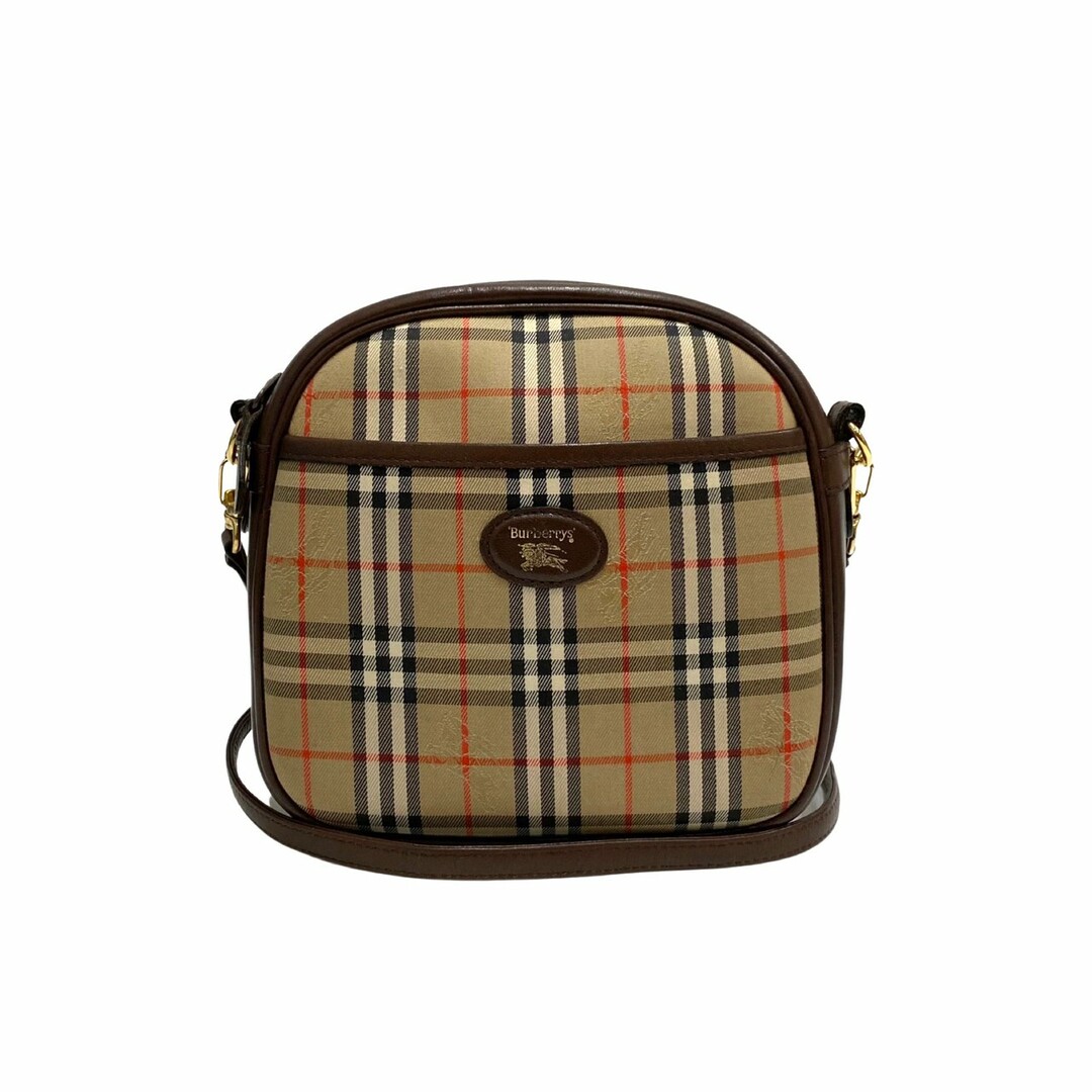 BURBERRY バーバリー ショルダーバッグ サコッシュ ノバチェック レザー-