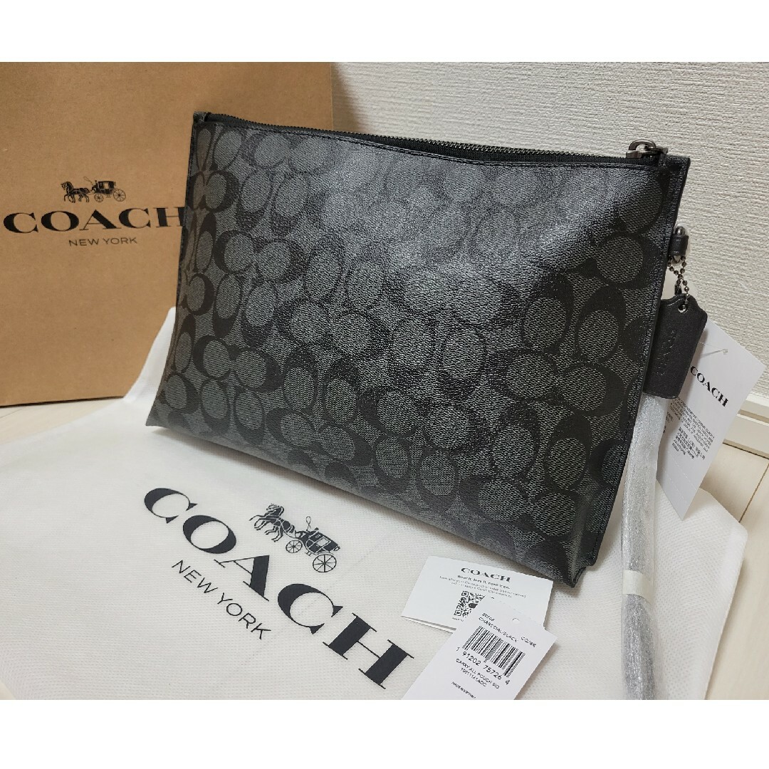 COACH - 【未使用】Coach コーチ クラッチバッグ セカンドバッグ ...