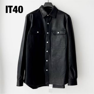 Rick Owens Leather Larry Shirts 年末年始特価