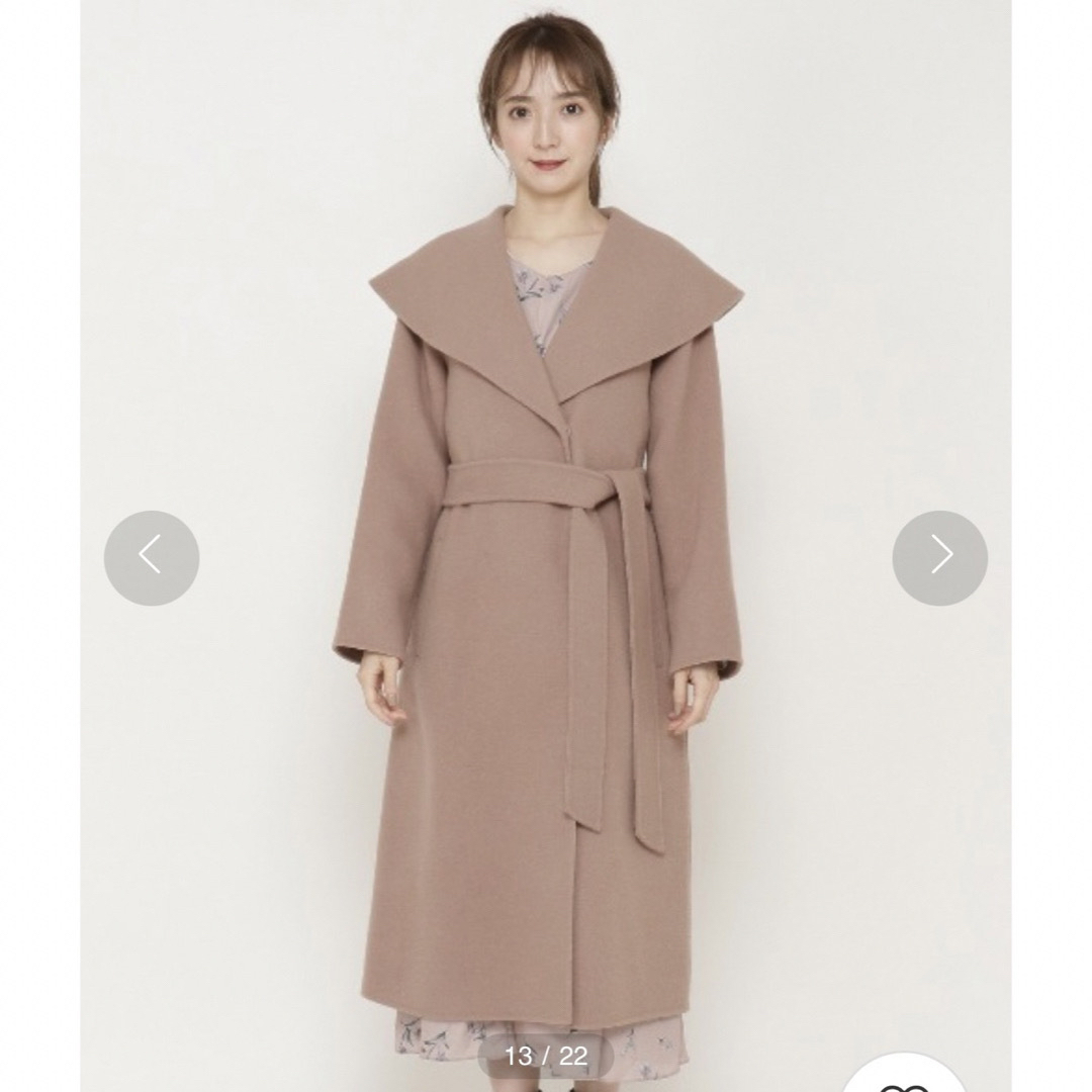 ウィルセレクション Wクロスケープガウンコート