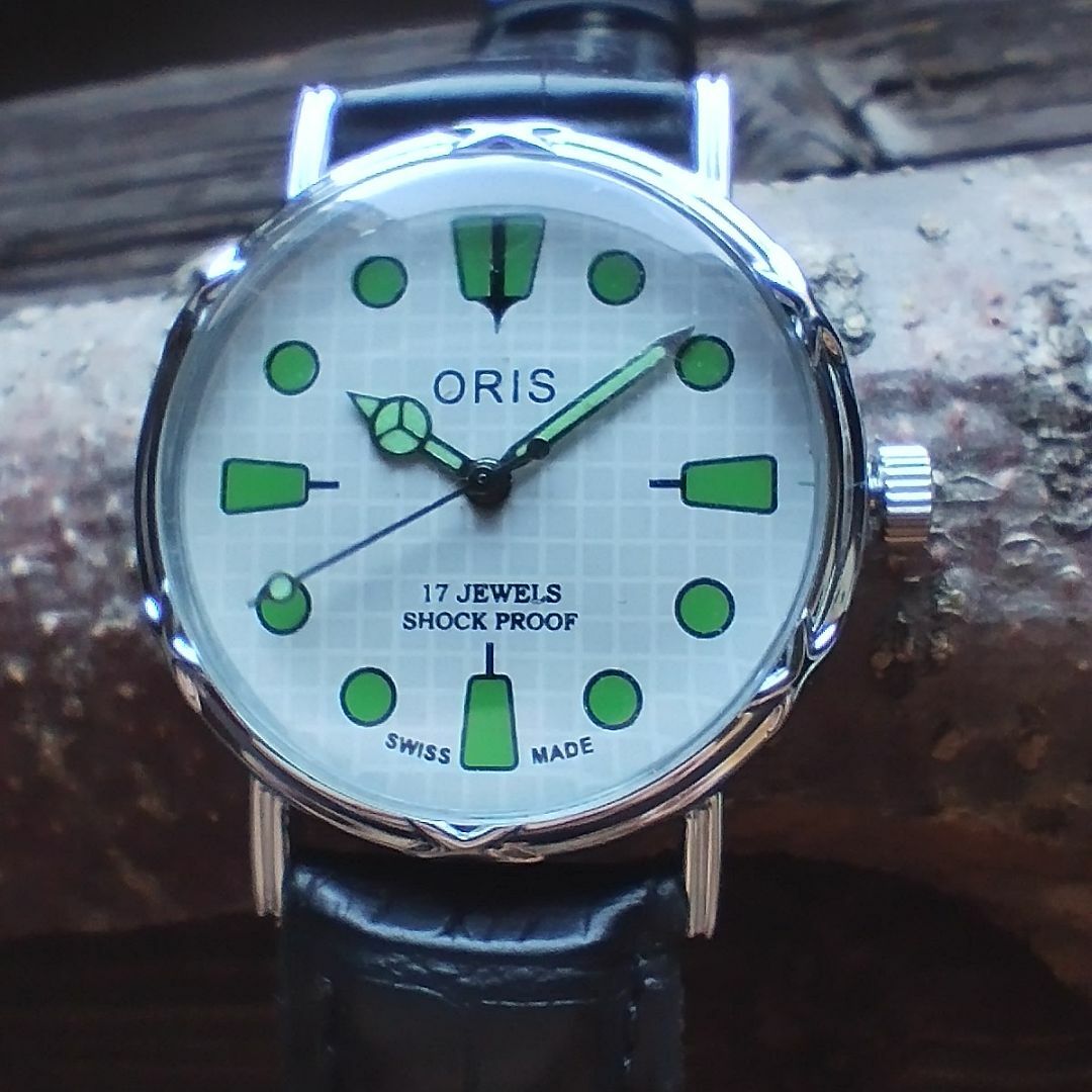 ●美品！●オリス■ORIS 手巻き機械式ヴィンテージメンズ腕時計アンティーク即納