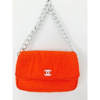 シャネル(CHANEL)のnelchaco様専用①☆CHANEL アクリルチェーンパイルバック(ショルダーバッグ)