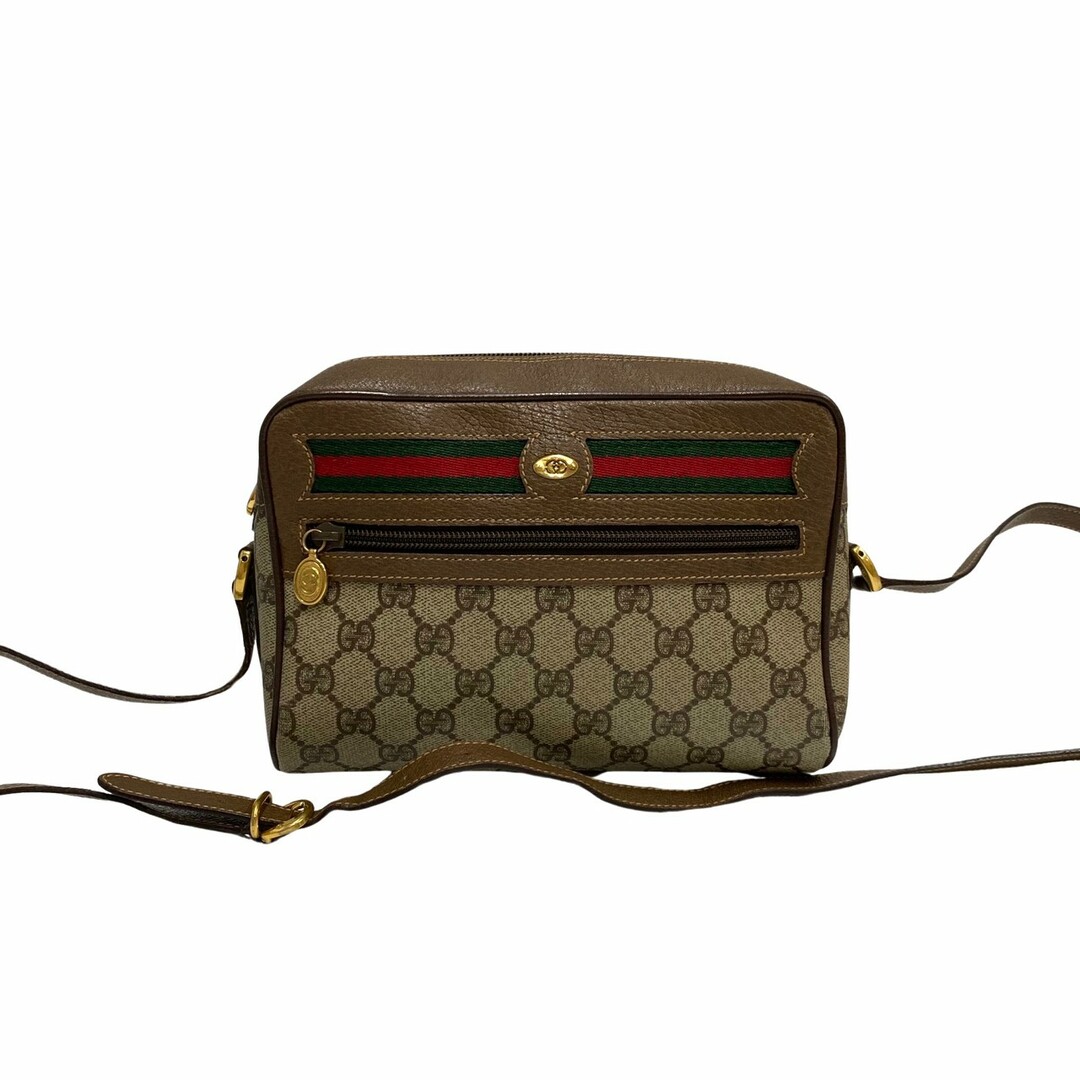 極 美品 GUCCI オールド グッチシェリーライン ミニ ショルダー バッグ-