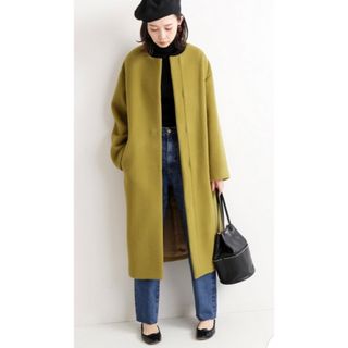 イエナ ロングコート(レディース)(グリーン・カーキ/緑色系)の通販