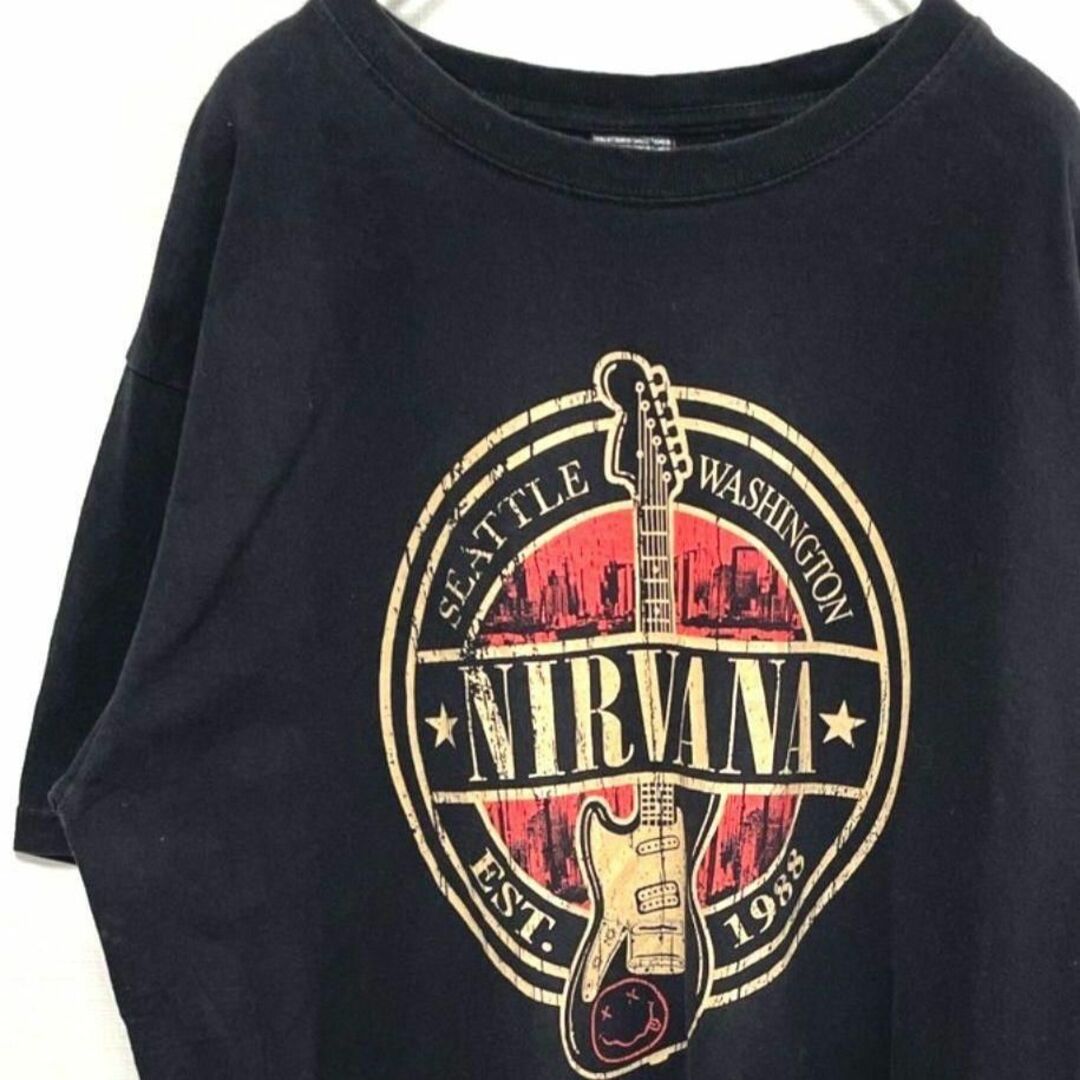 レア Tシャツ ニルヴァーナNIRVANA ブラック 黒 L 古着 | フリマアプリ ラクマ