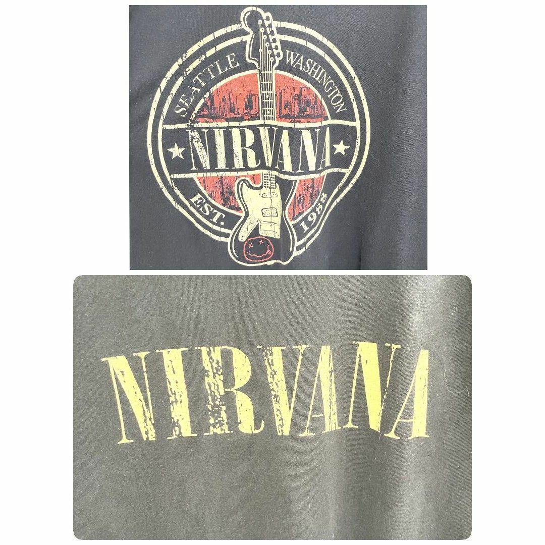 レア Tシャツ ニルヴァーナNIRVANA ブラック 黒 L 7