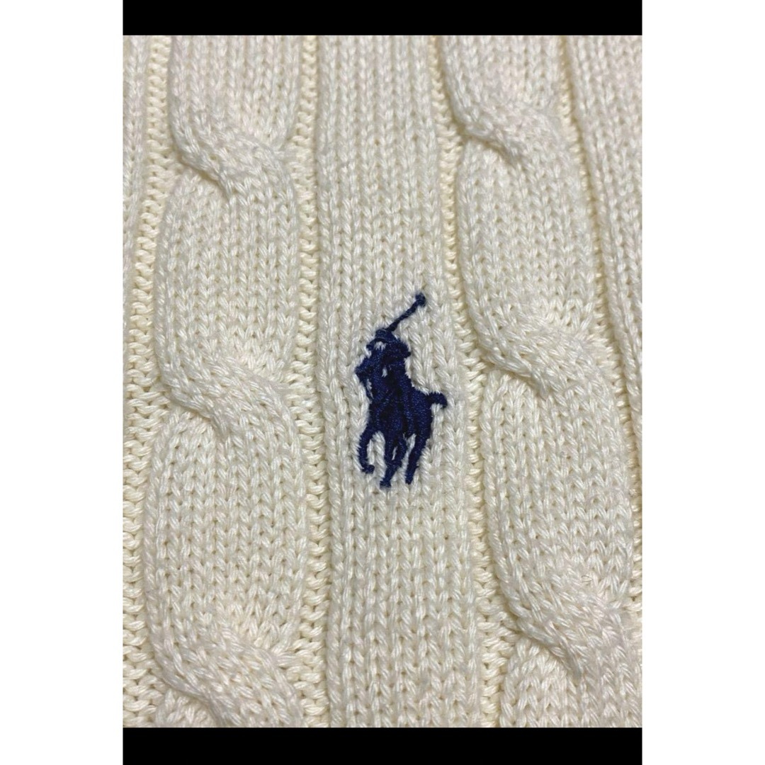 POLO RALPH LAUREN(ポロラルフローレン)の【人気カラー アイボリー】 ラルフローレン ニット セーター ケーブル 1566 レディースのトップス(ニット/セーター)の商品写真