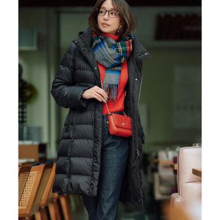 23区 - 23区 BINICOCCHI ヘリンボーン ツイード ダウンコート
