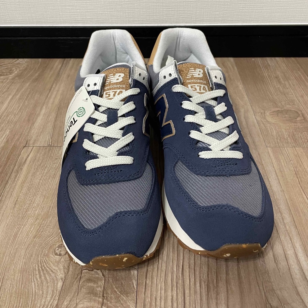 New Balance(ニューバランス)の⁂新品 未使用⁂ New Balance 574 26.5cm ネイビー メンズの靴/シューズ(スニーカー)の商品写真