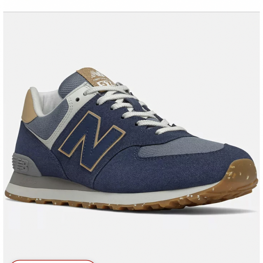 New Balance(ニューバランス)の⁂新品 未使用⁂ New Balance 574 26.5cm ネイビー メンズの靴/シューズ(スニーカー)の商品写真